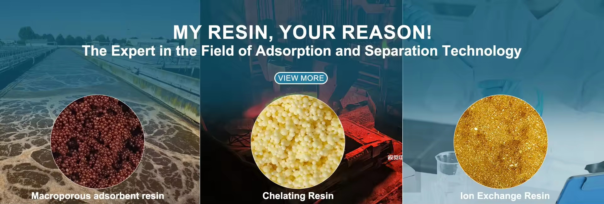 Resina para tratamento de água