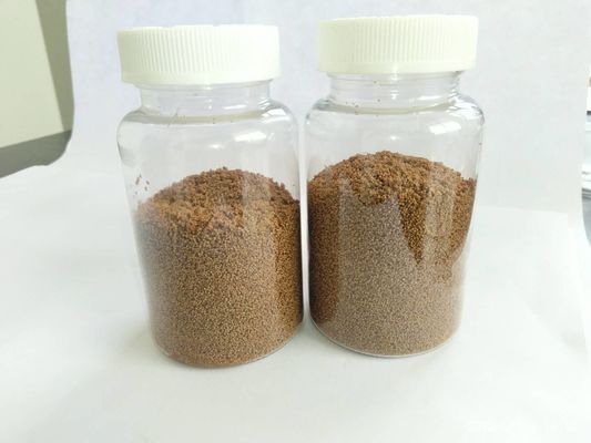 Resina de intercâmbio iónico para tratamento de COV e purificação de organismos orgânicos em processos de produção de plásticos sintéticos