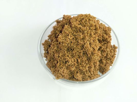 Resina de tratamento de água de produção de água pura ISO9001 2015 Certificada com polaridade fraca e redução da DCO