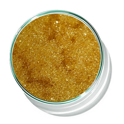 Resina de intercâmbio iónico amarelo claro 001*7 para a indústria de tratamento de águas Solução eficaz